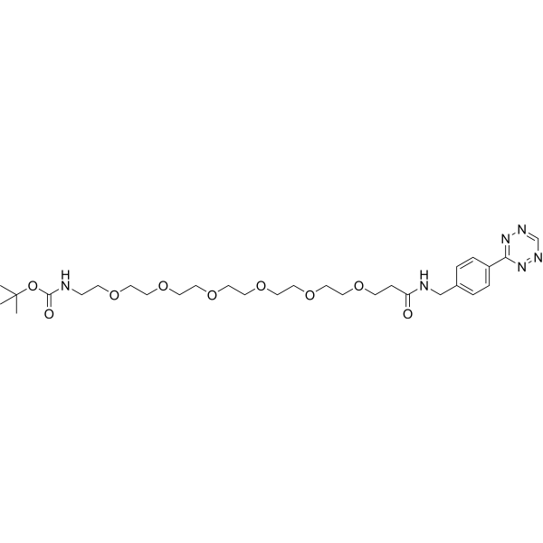 Tetrazine-Ph-NHCO-PEG6-NH-Boc
